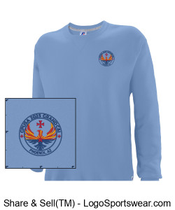 Russell Men's Dri-Power Crewneck Sweatshirt   Design Zoom